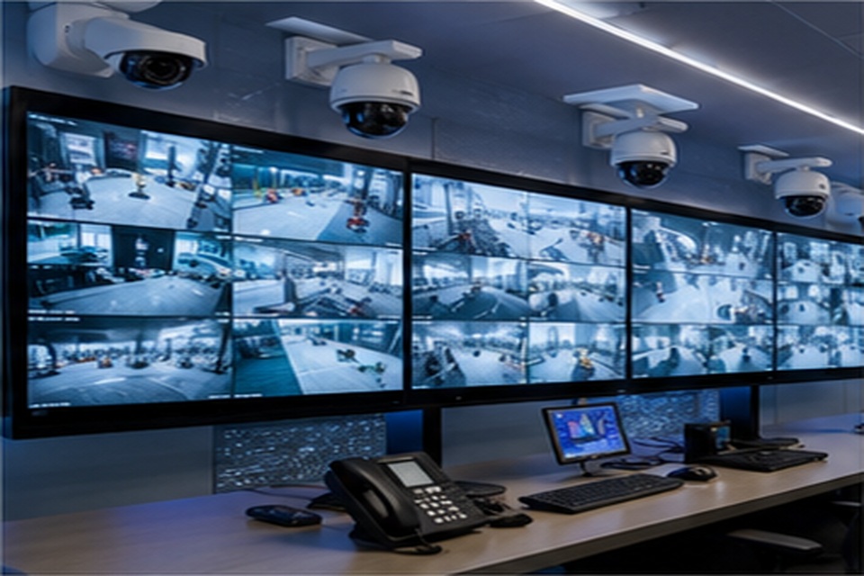 AI CCTV Surveillance realistic image
